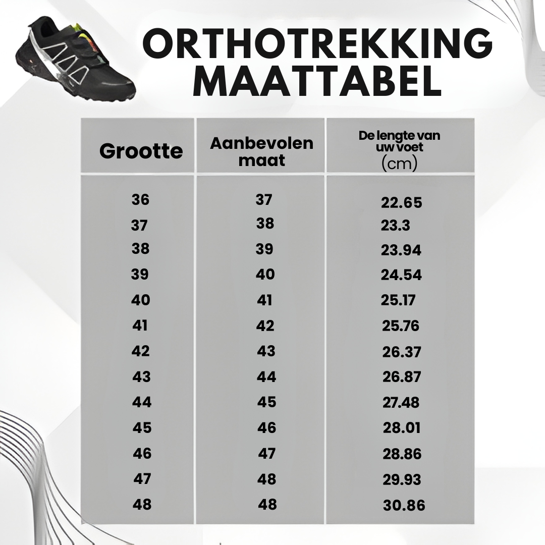 OrthoStep - Ergonomische Wandelschoen voor Heren