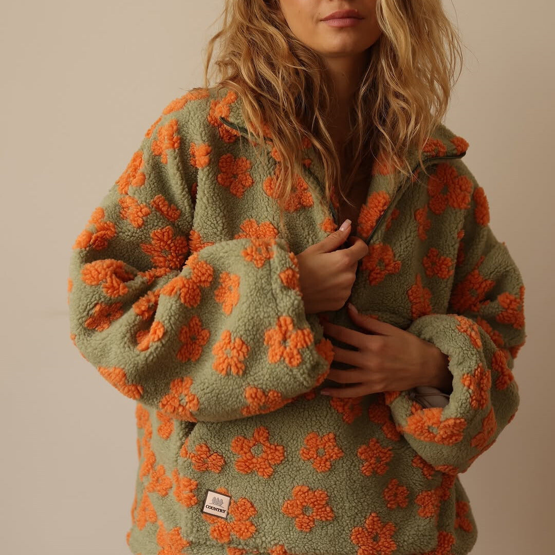 Daisy | Fleece-Pullover Bloom Voor Vrouwen