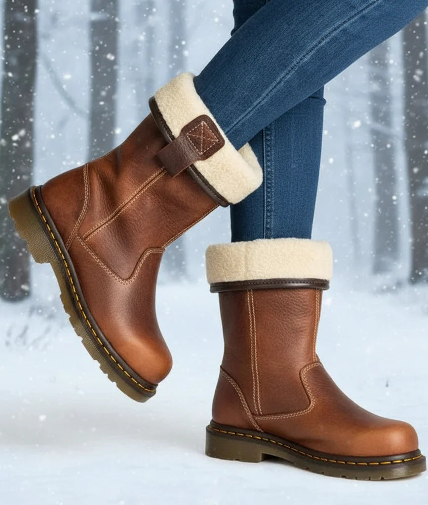 Thea | Knusse winterlaarzen met bontvoering