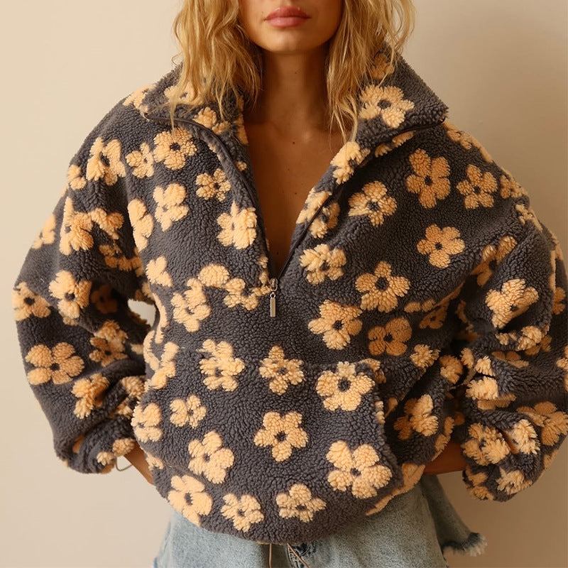 Daisy | Fleece-Pullover Bloom Voor Vrouwen