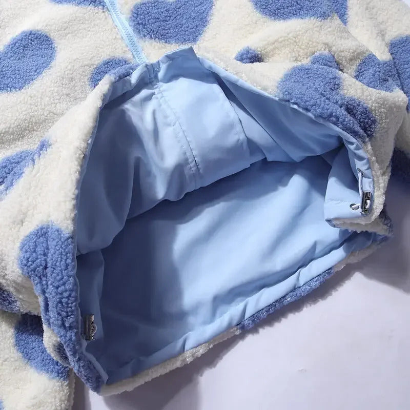 AlpenNord | Omkeerbare Jas met Hartjes