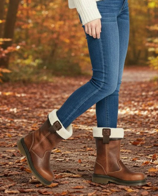 Thea | Knusse winterlaarzen met bontvoering